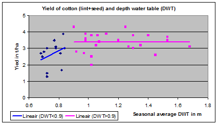 Cotton and watertable in Egypt